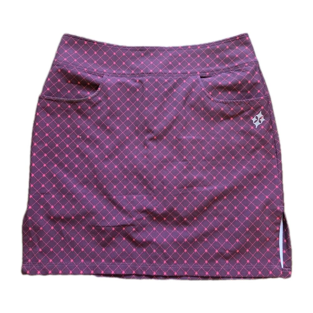 JoFit For All Golf Tennis Geometric Star Print Athletic Skort Size 6 - Picture 1 of 7